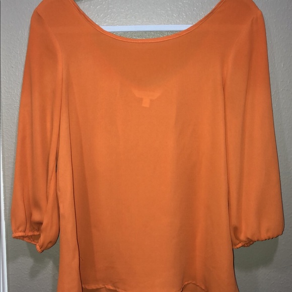 Burnt orange blouse - Picture 2 of 3